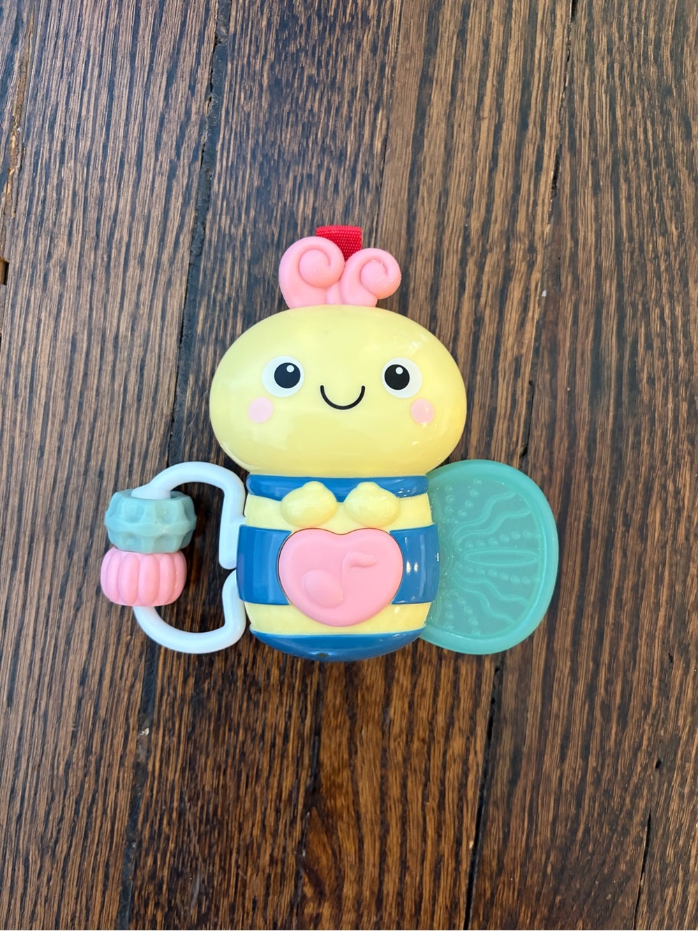 Cute Yellow Bee Teether Toy with Sound for Kids